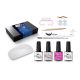 Nailgel quality gel polish starter kit, with Uv lamp, in a gift box