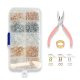 Dandling earring base set with tapered pliers