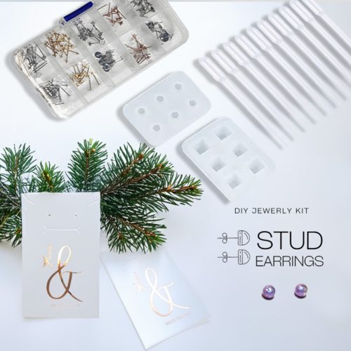 DIY- Stud earring jewelry making kit - STUD EARRINGS