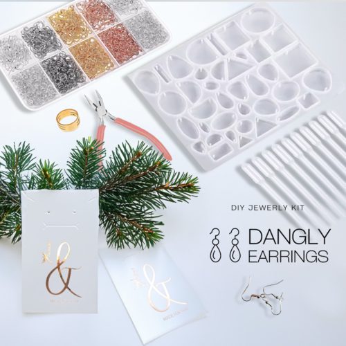 DIY- akasztós fülbevaló ékszerkészítő szett - DANDLY EARRINGS