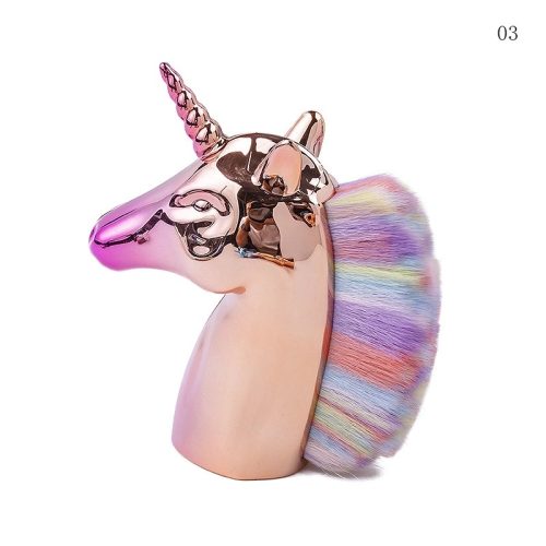 Unicorn dust removal brush rainbow