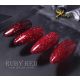 Ruby Red 4 piece gel polish collection with gift daisy