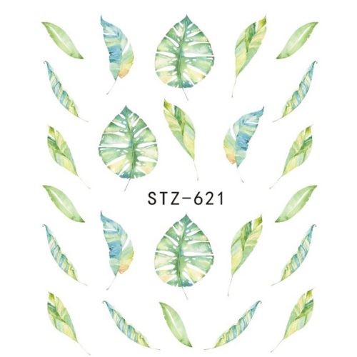 Leafy Nail Decal 1