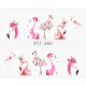 Flamingo Nail Decal 3