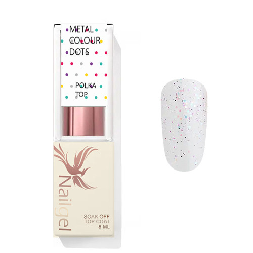 Polka Top Coat - Metal colours - Fényzselé  8ml