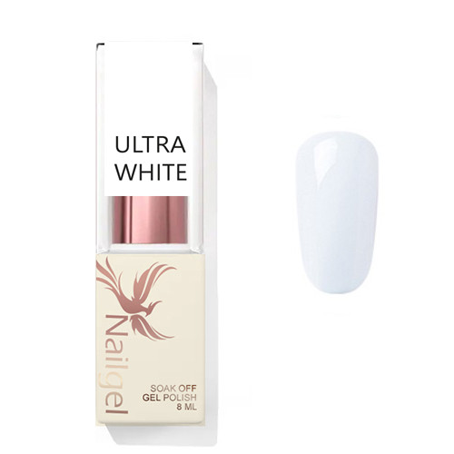 Ultra White gél lakk  8 Ml