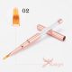 Premium quality ombre decorative brush, rosegold, decorated with crystals